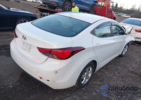 2015 Hyundai Elantra Se из США, поврежденный, VIN 5NPDH4AE9FH576192